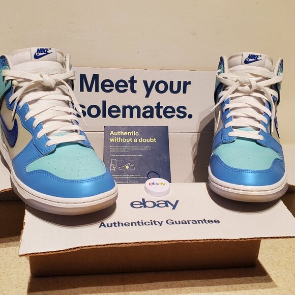 Nike Jordan Sneakers Dunk High Uni Blue "I Got Next" Collectors SE -Size 11 MINT - Picture 6 of 10